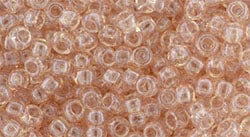 BeadsBalzar Beads & Crafts (TR-08-630) TOHO - Round 8/0 : Transparent Lt Rosaline (25 GMS)