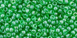 BeadsBalzar Beads & Crafts (TR-11-108) Round 11/0 : Transparent-Lustered Peridot (25 GMS)