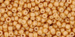 BeadsBalzar Beads & Crafts (TR-11-123D) TOHO - Round 11/0 : Opaque-Lustered Dk Beige (25 GMS)