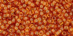 BeadsBalzar Beads & Crafts (TR-11-2C) TOHO - Round 11/0 : Transparent Topaz (25 GMS)