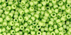 BeadsBalzar Beads & Crafts (TR-11-44) TOHO - Round 11/0 : Opaque Sour Apple (25 GMS)