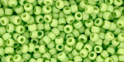 BeadsBalzar Beads & Crafts (TR-11-44F) TOHO - Round 11/0 : Opaque-Frosted Sour Apple (25 GMS)