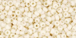 BeadsBalzar Beads & Crafts (TR-11-51) TOHO - Round 11/0 : Opaque Lt Beige (25 GMS)