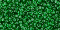 BeadsBalzar Beads & Crafts (TR-11-7B-250G) TOHO - Round 11/0 : Transparent Grass Green (250 GMS)