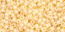 BeadsBalzar Beads & Crafts (TR-11-903-250G) TOHO - Round 11/0 : Ceylon Custard (250 GMS)