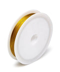 BeadsBalzar Beads & Crafts (TT6846A) GOLDENROD (TT6846X) Tiger Tail Wire, Nylon-coated Stainless Steel.45mm in diameter (50M)
