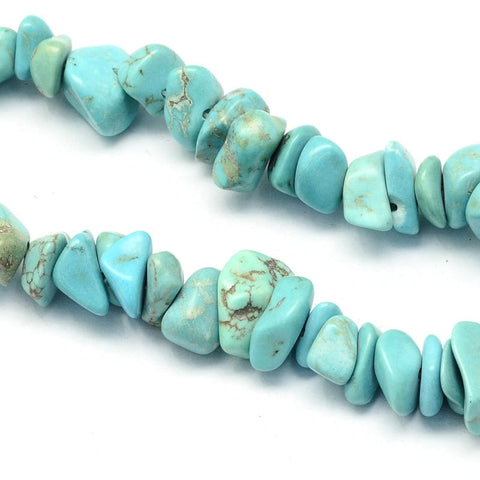 BeadsBalzar Beads & Crafts Turquoise chips (TC1933)