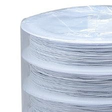 BeadsBalzar Beads & Crafts (TW7894-S) Tail Wire, Nylon-coated Steel, White 0.45mm (80m)
