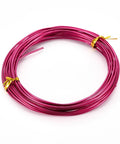 BeadsBalzar Beads & Crafts VIOLET RED (AW6912-03) (AW6912-X) Aluminum Wire, Size:20 Gauge, 0.8mm in diameter, (10m)