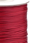 BeadsBalzar Beads & Crafts (WC-A118) FIREBRICK (WC-X) Korean Waxed Polyester Cord, 1mm (85yards/roll)