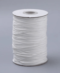 BeadsBalzar Beads & Crafts WHITE (WC08-122) (WC08-X) Braided Korean Waxed Polyester Cords (80 MET)