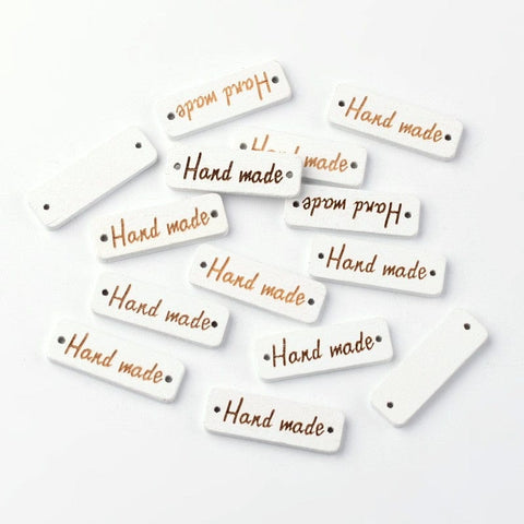 BeadsBalzar Beads & Crafts Wood 'HandMade' links (WH4276)