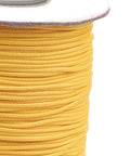 BeadsBalzar Beads & Crafts YELLOW GOLD (WC-A155) (WC-X) Korean Waxed Polyester Cord, 1mm (85yards/roll)