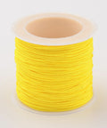 BeadsBalzar Beads & Crafts YELLOW (NC156-118) (NC156-X) Nylon Thread Cord, about 0.8-1mm (35m/roll).