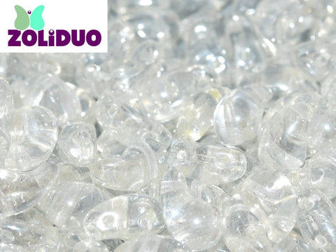 BeadsBalzar Beads & Crafts (ZR-00030-14400) ZOLIDUO® RIGHT VERSION 5 X 8 MM CRYSTAL SHIMMER