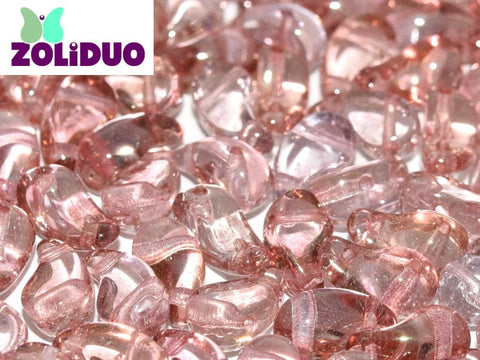 BeadsBalzar Beads & Crafts (ZR-00030-14495)  ZOLIDUO® RIGHT VERSION 5 X 8 MM CRYSTAL RED LUSTER