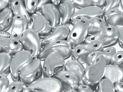 BeadsBalzar Beads & Crafts (ZR-01700) ZOLIDUO® RIGHT VERSION 5 X 8 MM ALUMINIUM SILVER