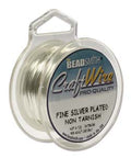 Beadsmith Silver Plated Copper Wire - Copper Crafting Wire for Jewelry and DIY Projects Beadsmith Silver Plated Copper Wire - Copper Crafting Wire for Jewelry and DIY Projects