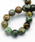 (BG1934) Natural African Turquoise Round Beads Strands Size: about 8.5mm Natural African Turquoise Round Beads Strands Size: about 8.5mm in diameter, hole: 1.2mm; about 47pcs/strand, 15.5".