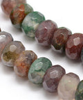 (BG4728) Faceted Natural Indian Agate Abacus Beads Strands  8MM Faceted Natural Indian Agate Abacus Beads Strands  Size: about 8mm in diameter, 5mm thick, hole: 1mm; about 76pcs/strand, 15.2"