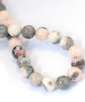 (BG5230) Natural Zebra Jasper Round Bead Strands Size: about 4~4.5mm Natural Zebra Jasper Round Bead Strands Size: about 4~4.5mm diameter, hole: 1mm; about 96pcs/strand, 15.5"