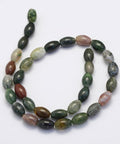 (BG5460) Natural Indian Agate Beads Strands, Oval, 8MM (1 STR) Natural Indian Agate Beads Strands, Oval, Size: about 8~8.5mm wide, 11.5~12mm long, hole: 1mm; about 33pcs/strand, 15.3"(39cm).