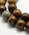 (BG5462) Natural Fancy Jasper Beads Strands, Round 8MM Natural Fancy Jasper Beads Strands, Round Size: about 8mm in diameter, hole: 1mm; about 47pcs/strand, 15.3"(39cm).