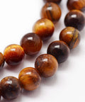 (BG7403-T) Natural Tiger Eye Beads Strands, Round 2mm (BG7403-T) Natural Tiger Eye Beads Strands, Round 2mm