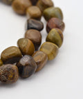 (BG7810-41) Natural Petrified Wood Bead Strands, 5~7mm (BG7810-41) Natural Petrified Wood Bead Strands, 5~7mm