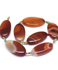 (BG7901-24A-X) Natural Banded Agate/Striped Agate, Dyed & Heated, 24~26x48~51mm (BG7901-24A-X) Natural Banded Agate/Striped Agate, Dyed & Heated, 24~26x48~51mm