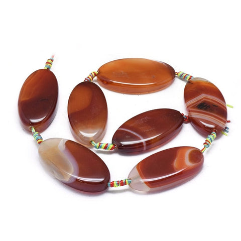 (BG7901-24A-X) Natural Banded Agate/Striped Agate, Dyed & Heated, 24~26x48~51mm (BG7901-24A-X) Natural Banded Agate/Striped Agate, Dyed & Heated, 24~26x48~51mm