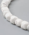 (BG8277-09) Natural Howlite Beads Strands, Faceted, Cube, about 6~6.5mm (1 STR) (BG8277-09) Natural Howlite Beads Strands, Faceted, Cube, about 6~6.5mm (1 STR)