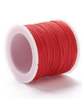 RED Braided Nylon Thread, 0.8-1 mm 100 yards (91 meters) spool Braided Nylon Thread, 0.8-1 mm 100 yards (91 meters) spool