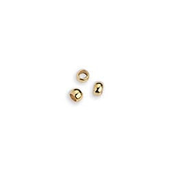 Brass Crimp Bead 3mm-Φ2mm Hole: 2mm Brass Crimp Bead 3mm-Φ2mm Hole: 2mm