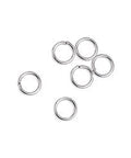 4X0.6MM (GQJ8264-4AS) Brass Jump Ring Antique Silver Brass Jump Ring Antique Silver