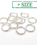 4X0.6MM (GQJ8264-4AS) Brass Jump Ring Antique Silver Brass Jump Ring Antique Silver
