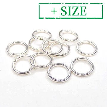 4X0.6MM (GQJ8264-4AS) Brass Jump Ring Antique Silver Brass Jump Ring Antique Silver