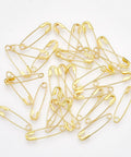 Brass Safety Pins, Golden 18mm Brass Safety Pins, Golden 18mm