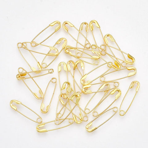 Brass Safety Pins, Golden 18mm Brass Safety Pins, Golden 18mm