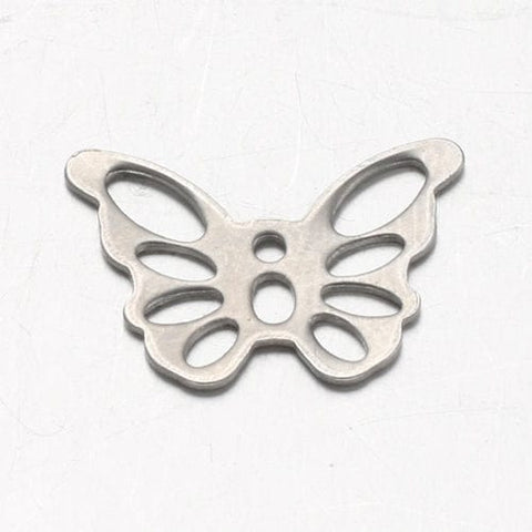 Butterfly 304 Stainless Steel Charms, 15mm Butterfly 304 Stainless Steel Charms, 15mm