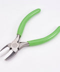 Carbon Steel Jewelry Pliers, Flat Nose Pliers, Polishing Carbon Steel Jewelry Pliers, Flat Nose Pliers, Polishing, LimeGreen Size: about 7.9cm wide, 13.5cm long, 1cm thick.