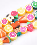 (CB7490-24) Handmade Polymer Clay Beads , Fruit Theme, 7~11mm long (20 PCS) (CB7490-24) Handmade Polymer Clay Beads , Fruit Theme, 7~11mm long (20 PCS)