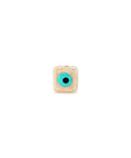 SALMON/TURQUOISE/BLACK Ceramic Slider Cube Eye w/ Enamel 10mm HOLE 2.7mm Ceramic Slider Cube Eye w/ Enamel 10mm HOLE 2.7mm