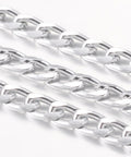(CH4353) Alumnium Chain 12mm Silver (2 MTRS) (CH4353) Alumnium Chain 12mm Silver (2 MTRS)