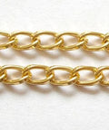 (CH5495) Aluminium Twisted Chains Curb Chains,color up by Oxidation, the link is twist. Each link is 5mm wide,9mm long,1.5mm thick Aluminium Twisted Chains Curb Chains,color up by Oxidation, the link is twist. Each link is 5mm wide,9mm long,1.5mm thick