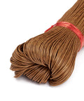COCONUT BROWN (WC5565-290) Chinese Waxed Cotton Cord, 0.7mm Chinese Waxed Cotton Cord, 0.7mm