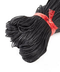 BLACK Chinese Waxed Cotton Cord, 0.7mm Chinese Waxed Cotton Cord, 0.7mm