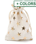Christmas Theme Cotton Fabric Cloth Bag, 10x14cm Christmas Theme Cotton Fabric Cloth Bag, 10x14cm