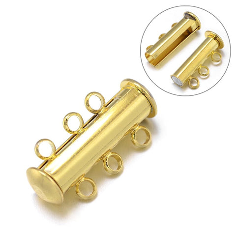 (CL2841) Brass slide lock clasp (CL2841) Brass slide lock clasp
