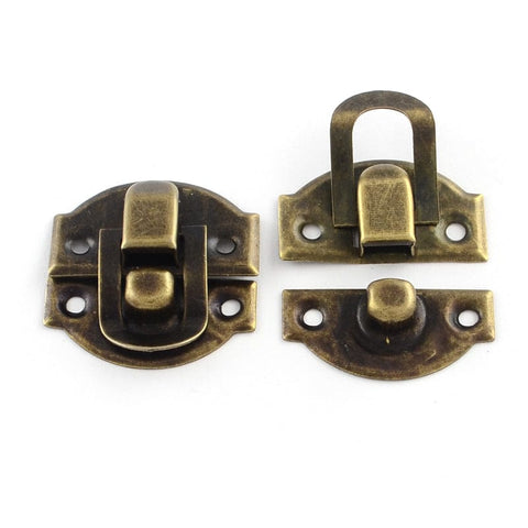 (CL4368) Wood Box Lock Clasp (8 SETS) (CL4368) Wood Box Lock Clasp (8 SETS)